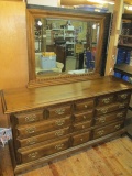 10 Drawer Dresser With Mirror 35x68x21 inches Will Not Be Shipped con 305