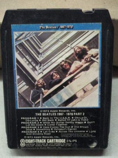 Eight Track Cartridge - The Beatles 1967 1990 Part 2 - Beatles Apple Records - con 363