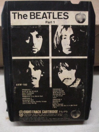 Eight Track Cartridge - The Beatles -  Part 1 - Apple - con 363
