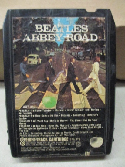 Eight Track Cartridge - Beatles Abbey Road - Apple Records - con 363