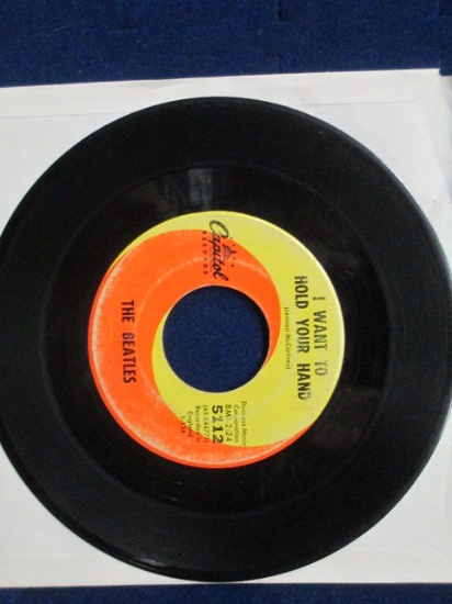 45 I want to Hold Your Hand - I Saw Her Standing There - The Beatles - Capitol - con 363