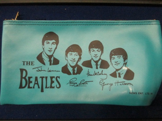 Beatles Pencil Case Blue - Nems Ent LTD 1964 - con 363
