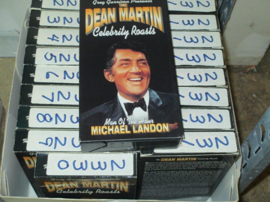Complete Set - Dean Martin - celeb Roasts - VHS Tapes  -> Will not be Shipped! <- con 39