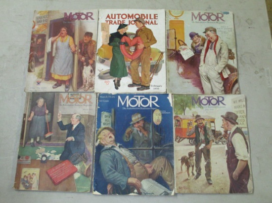 Lot of "G" Motor Magazines - 1930's - con 487