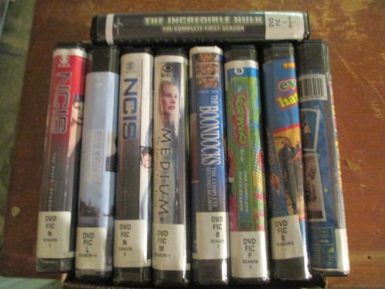 9 Assorted DVD Seasons / Sets - Hulk,Facts of Life,NCIS and more- con 757