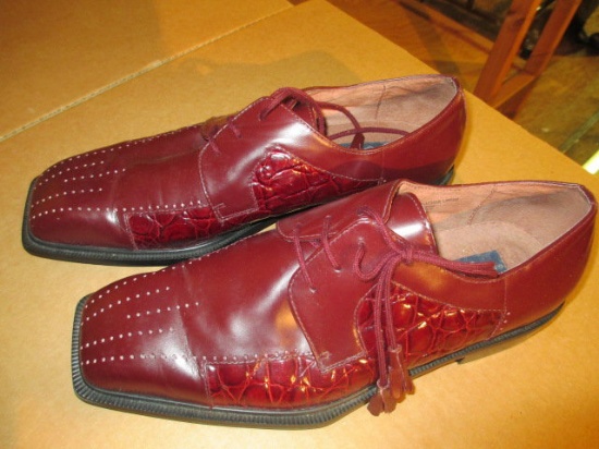 Giorgio 5 Brutini Leather Shoes - Size 10 con 757