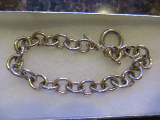 7 Inch Sterling Bracelet con 12