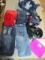 Three Skinny Designer Jeans, Belts Make up bags -> Will not be Shipped! <- con 12