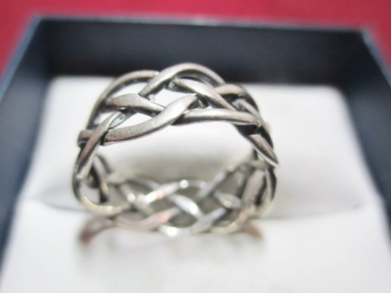 Sterling Silver Ring - Size 6.25 - con 5