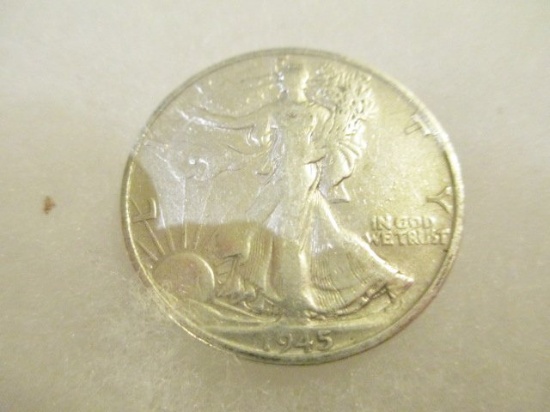 1945-S Walking Liberty Half Dollar - con 200