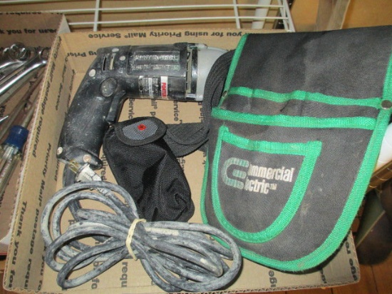 Porter Cable Electric Drill and Electric Belt - con 454