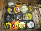 Lot of 13 Tape Measures -Item Will Not Be Shipped- con 509