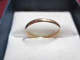 14K Yellow Gold Ring - Size 7.75 - con 12