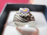 Sterling Silver Ring - size 6.25