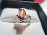 Sterling Silver Ring - Size 3.75 - con 6