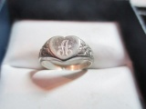 Sterling Silver Ring - Size 3.5 - con 5