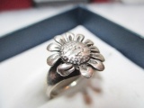 Sterling Silver Ring - Size 6 - con 6