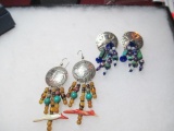 Two Pair of Native American Earrings - con 12