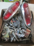 Old car Parts - Tail Lights Handles emblems and more - con 12