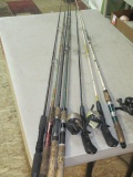 7 Fishing Rods and 3 Reels -> Will not be Shipped! <- con 12