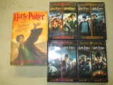 Harry Potter Hardback and 4 DVDs - con 12
