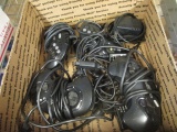 Four Sega Genisis Controllers and Power Cords- con 454