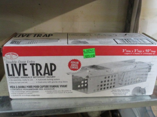 New - Little Giant Double Door Live Trap - 3x3x10 - con 572