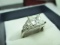 Marked .925 Silver and CZ Ring - Size 6 - con 9