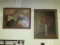 Two Old Paintings Rose and Kittens -> Will not be Shipped! <- con 572