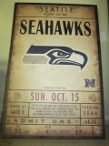 Seahawks Sign - 24x16 -> Will not be Shipped! <- con 454
