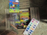 Lot of Misc Flashcards, Crayons, and Chalk -Item Will Not Be Shipped- con 317