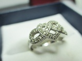 .925 Silver Ring - Size 4.75 - con 9