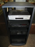 Stereo Cabin with 3 JVC Components - 50x22x21 -> Will not be Shipped! <- con 12