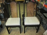 Pair of Cane Back Chairs - 40
