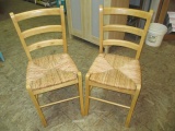 Pair of Ladder Back Chairs -> Will not be Shipped! <- con 308