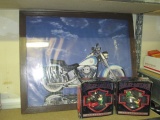 Two Harley Davidson Ornaments -> Will not be Shipped! <- con 414
