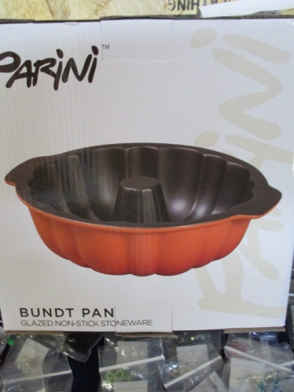 Brand New Stoneware Nonstick Bundt Pan - con 12