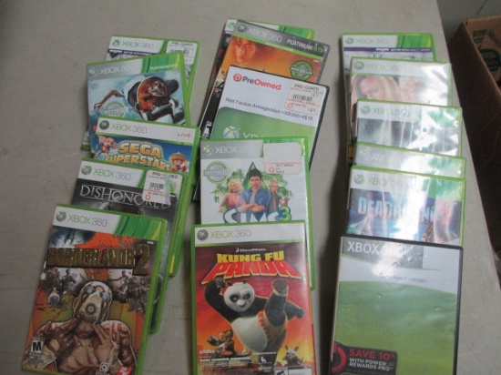 16 Xbox 360 Games - con 578