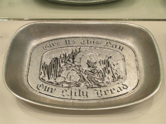 Wilton Armetace Pewter Bread Tray 9x7 con 1