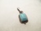 Sterling Silver and Turquoise Pendant - cohn 583