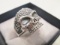 Sterling Silver Skull Ring - size 12.25 - con 583