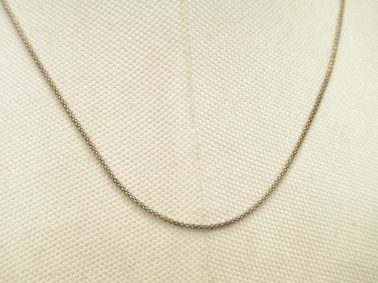 20" Sterling Silver Necklace - con 583