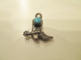 Sterling Silver Boot Charm - con 583