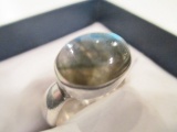 Sterling Silver Ring - Size 7.75 - con 583