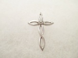 Sterling Silver Cross - con 583