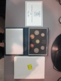 1987 U.K Proof Coin Set w/COA con 9