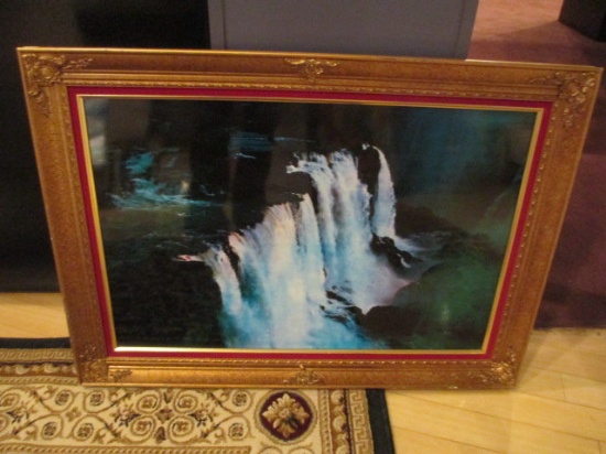 Waterfall Painting - 35x26 -> Will not be Shipped! <- con 757