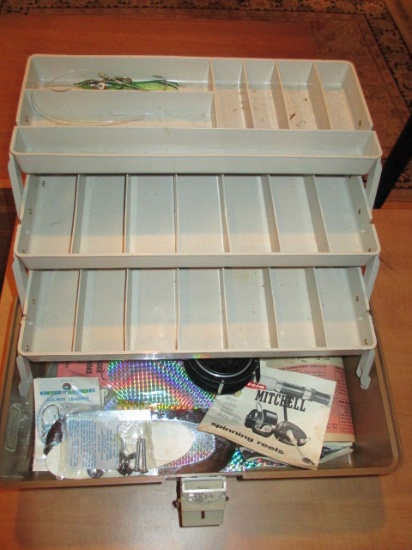 Plano Tackle Box and Contents  -> Will not be Shipped! <-  con 500