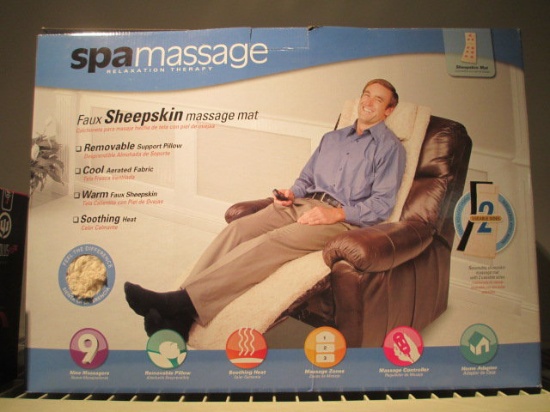 Sheepskin Spa Massage Mat - New - con 597
