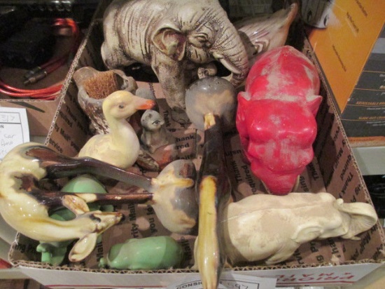Assorted Animal Ceramic Figurines - con 597